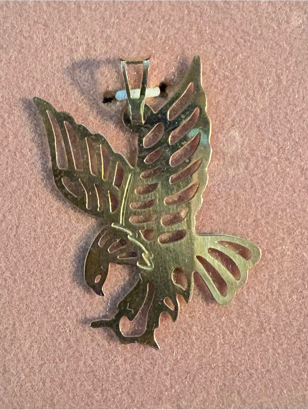 Gold Bird Pendant Necklace – Elegant Eagle Charm